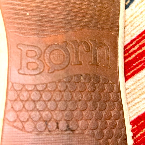 BORN Leather PALOMA Lace-Up SNEAKERS Size 9M D88037 Only worn 3X VERY GOOD SHAPE - Picture 10 of 11